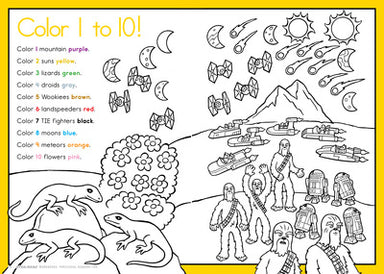 Star Wars Workbook - Preschool Number Fun    