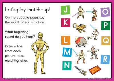 Star Wars Workbook - Preschool ABC Fun    