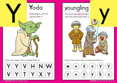 Star Wars Workbook - Preschool ABC Fun    