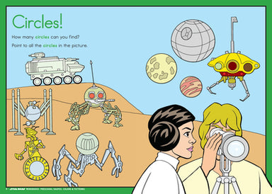 Star Wars Workbook -- Preschool Shapes, Colors and Patterns    