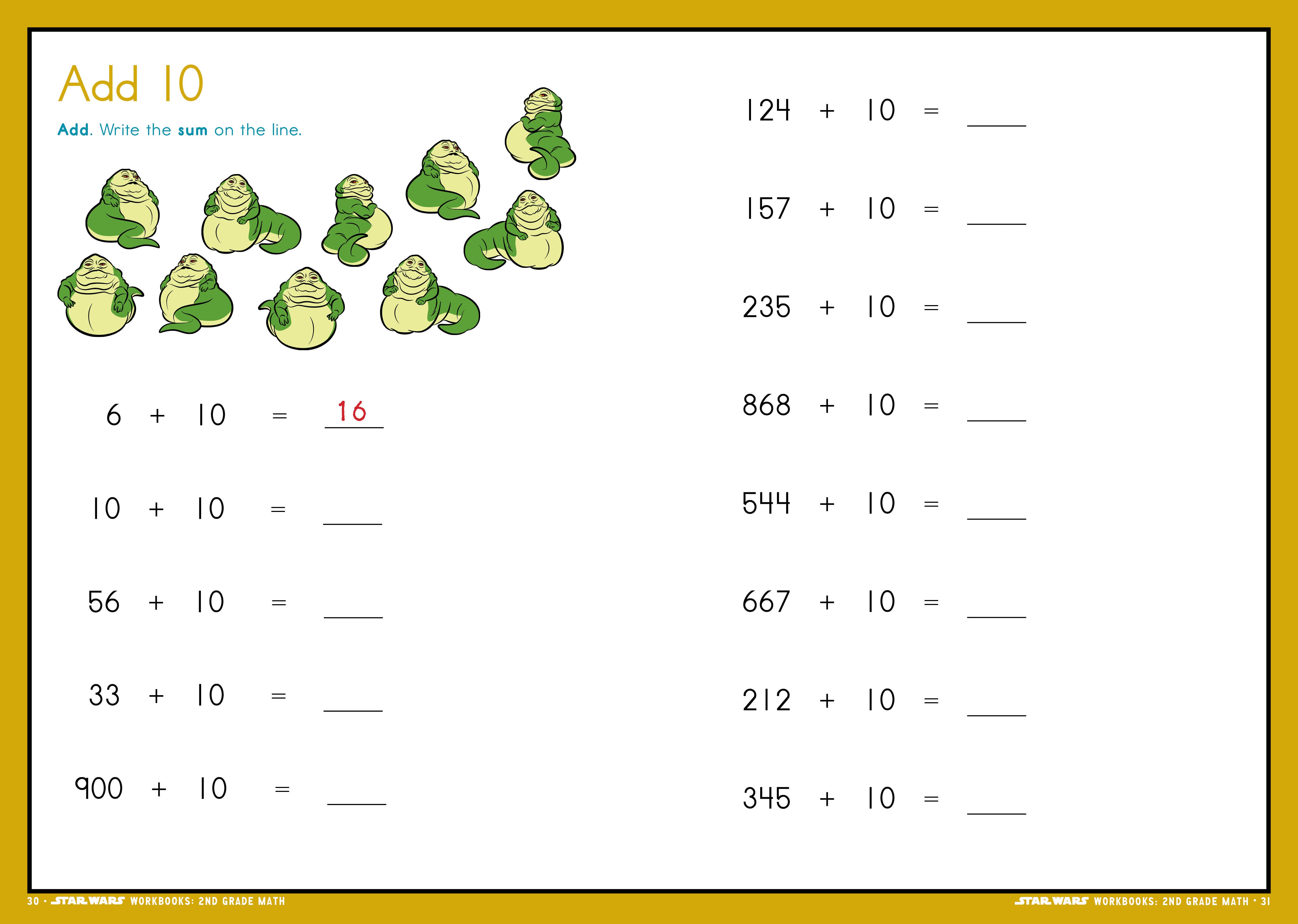 Star Wars Workbook - 1st Grade Math    