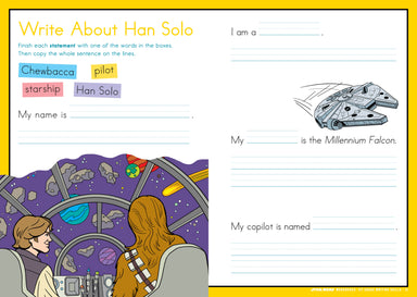 Star Wars Workbook - 1st Grade Writing Skills    