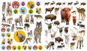 Eye Like Sticker Book - Wild Animals    