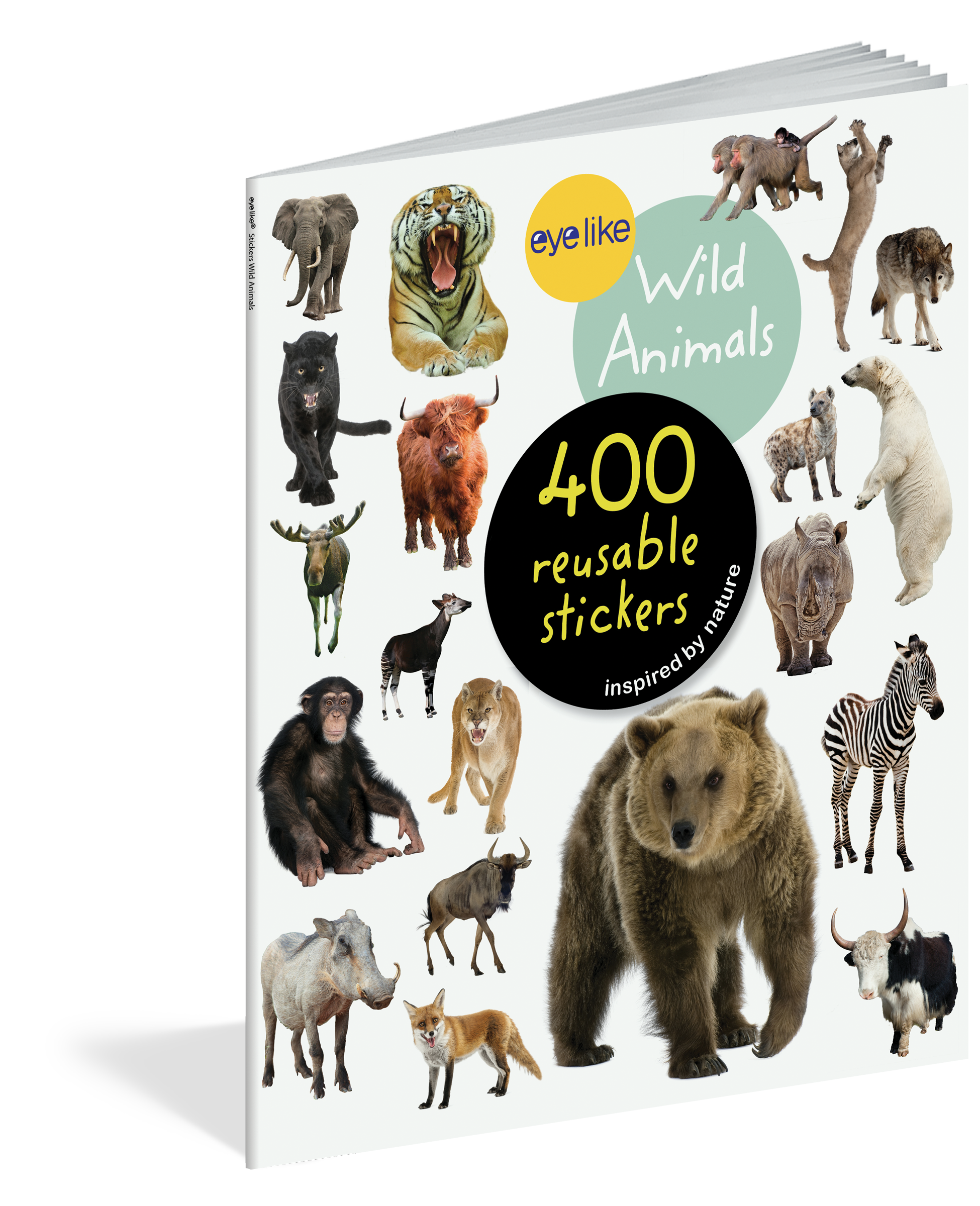 Eye Like Sticker Book - Wild Animals    