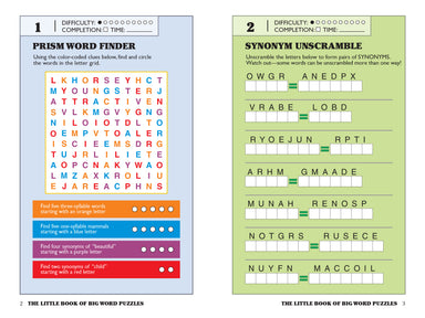 The Little Book of Big Word Puzzles    