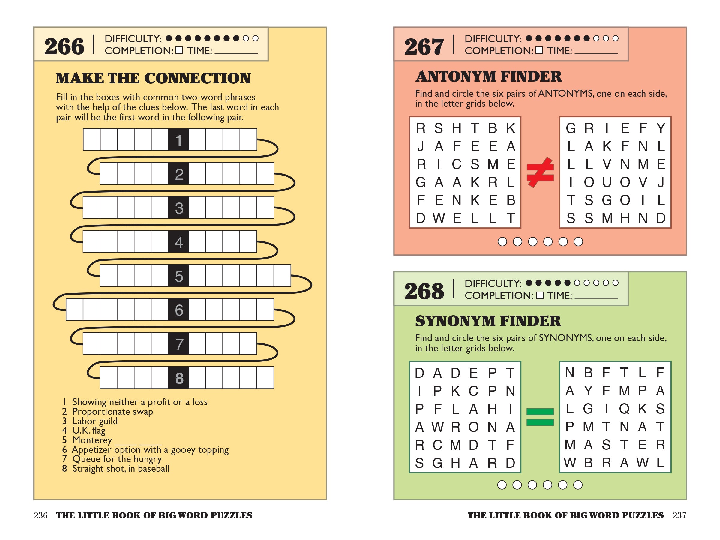 The Little Book of Big Word Puzzles    