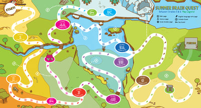 Summer Brain Quest K&1 - Get Ready For 1st Grade!    