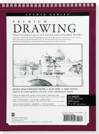 Studio Series Premium 9x12 Drawing Pad    