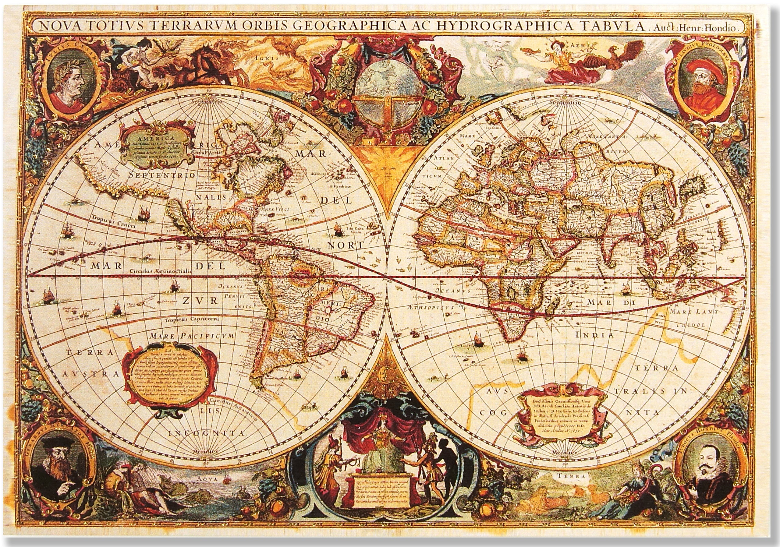 Boxed Note Cards - Old World    