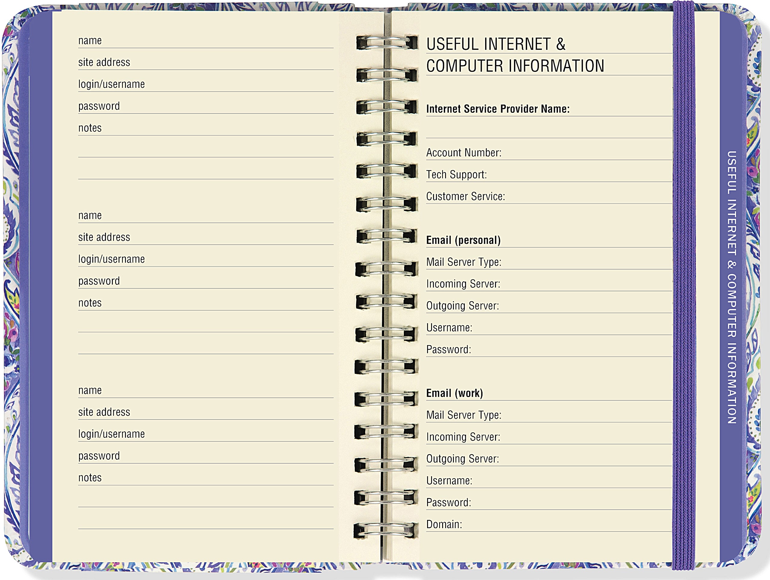 Internet Address & Password Logbook - Silk Road    