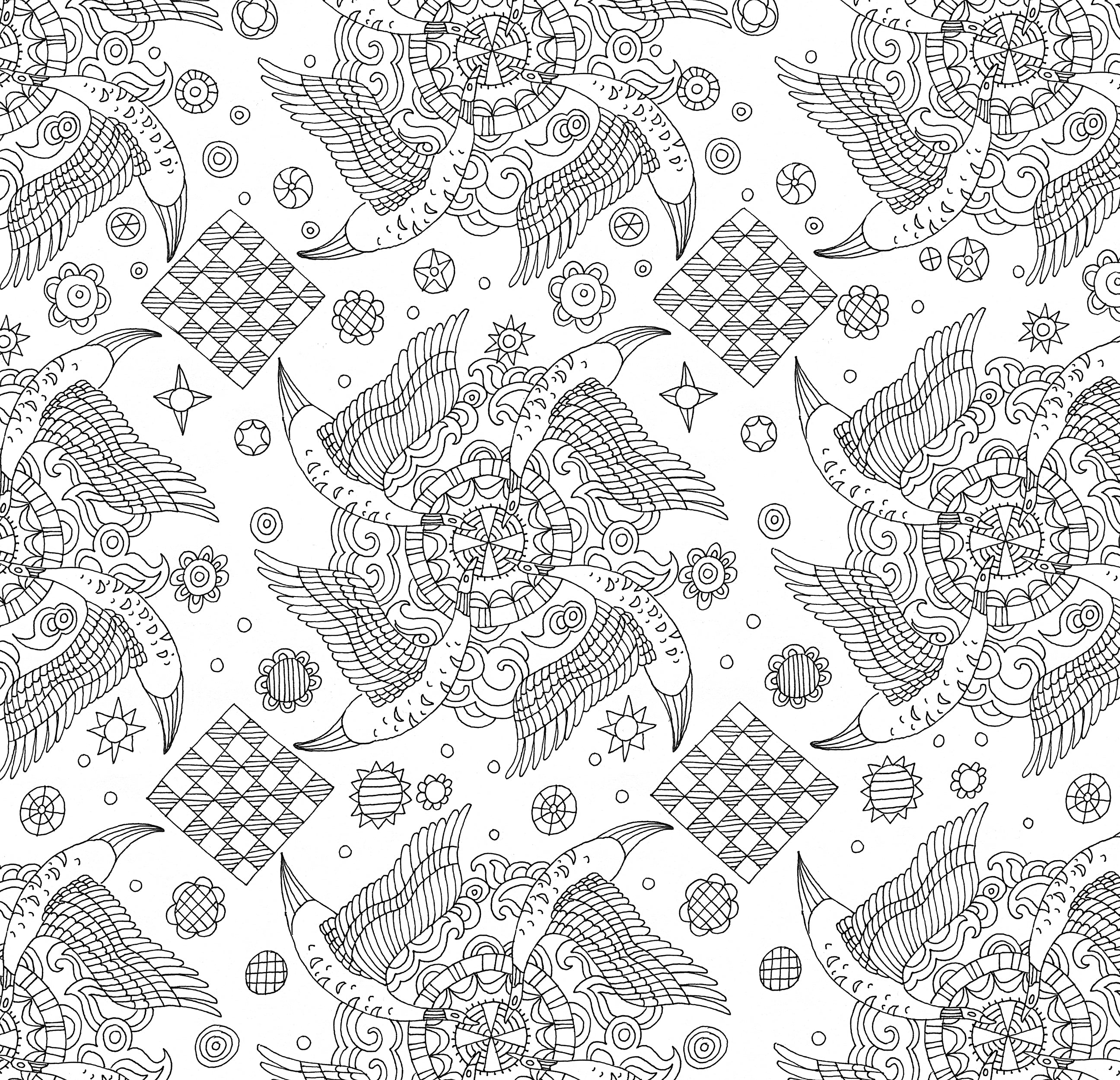 Zen Garden - Artist's Coloring Book    