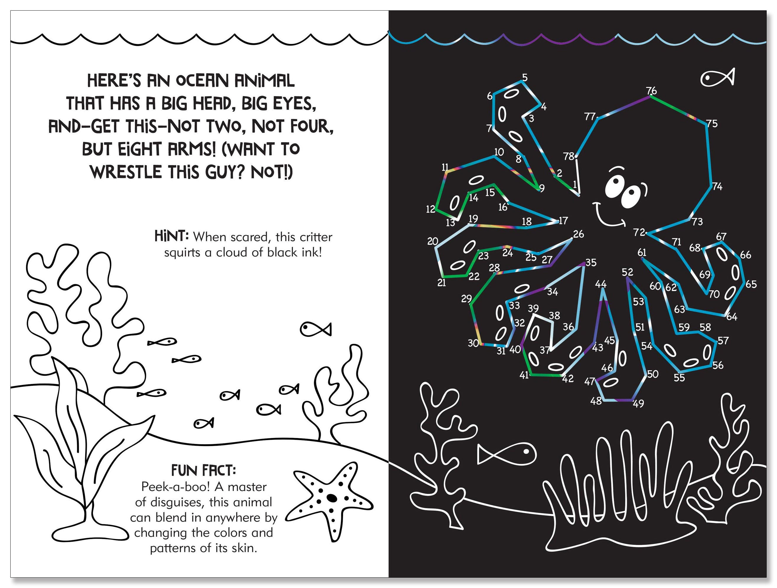 Scratch and Sketch - Dot To Dot Animals    