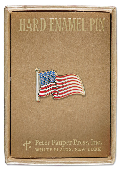 Enamel Pin - American Flag    