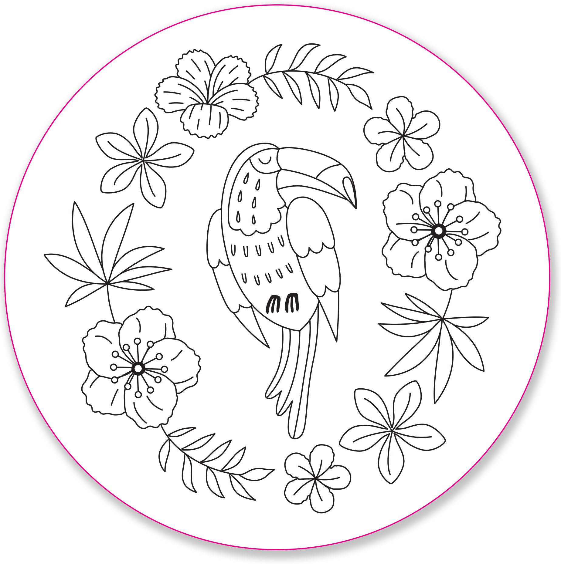 Embroidery Pattern Transfers - Set of 10 Birds    