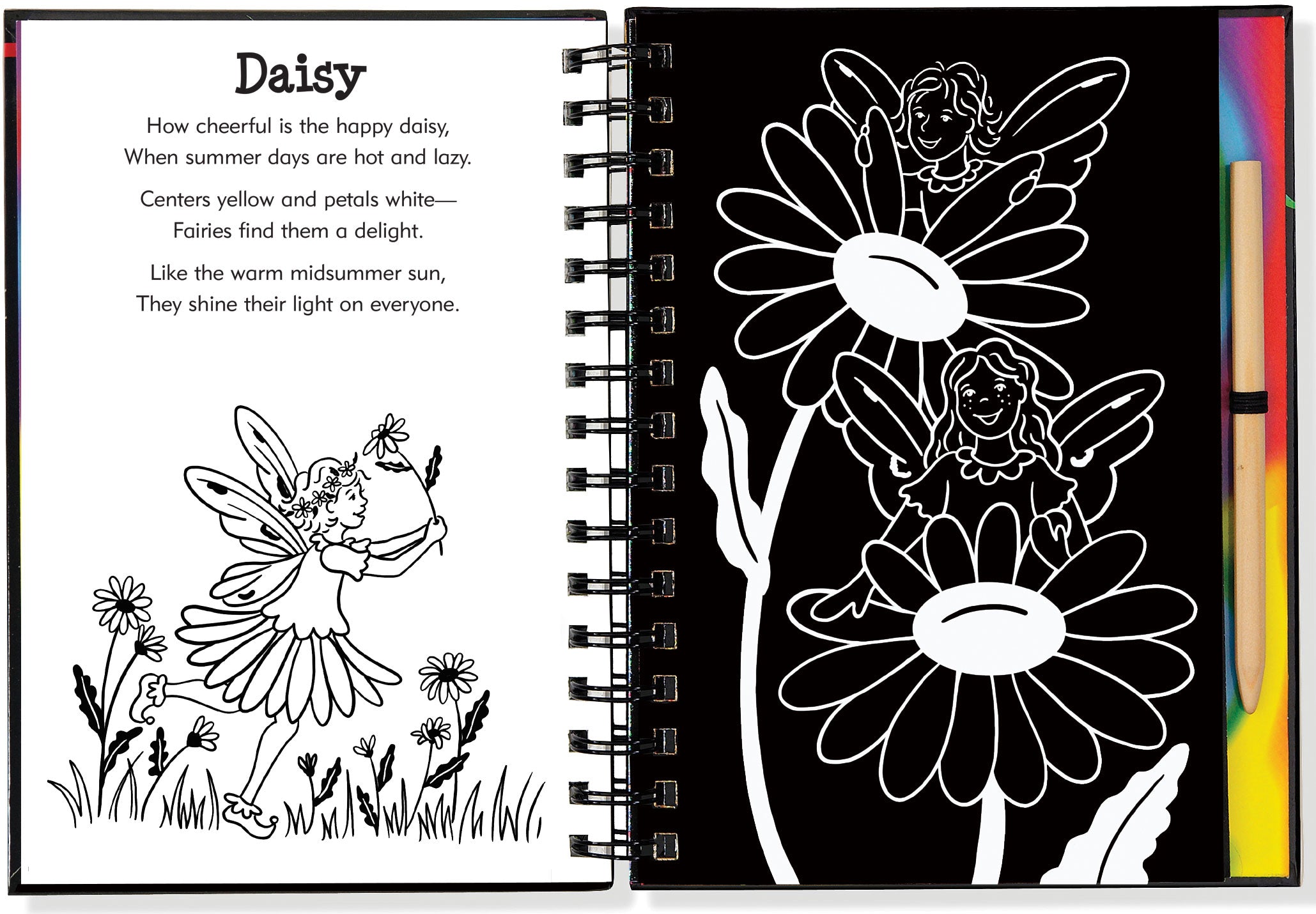 Scratch And Sketch - Garden Fairies    