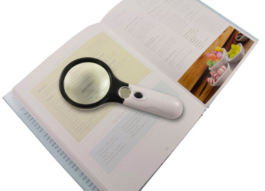 LED Lighted Magnifier - 3X and 45X    