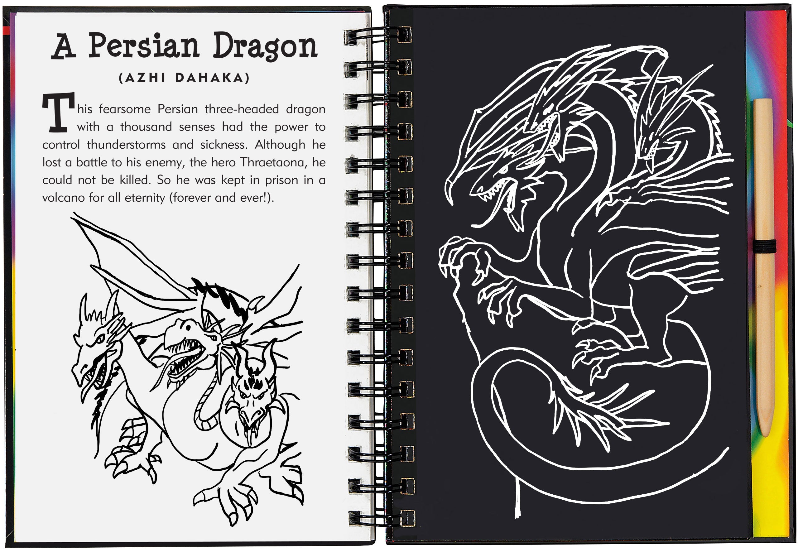Scratch And Sketch - Dragons & Mythical Creatures    