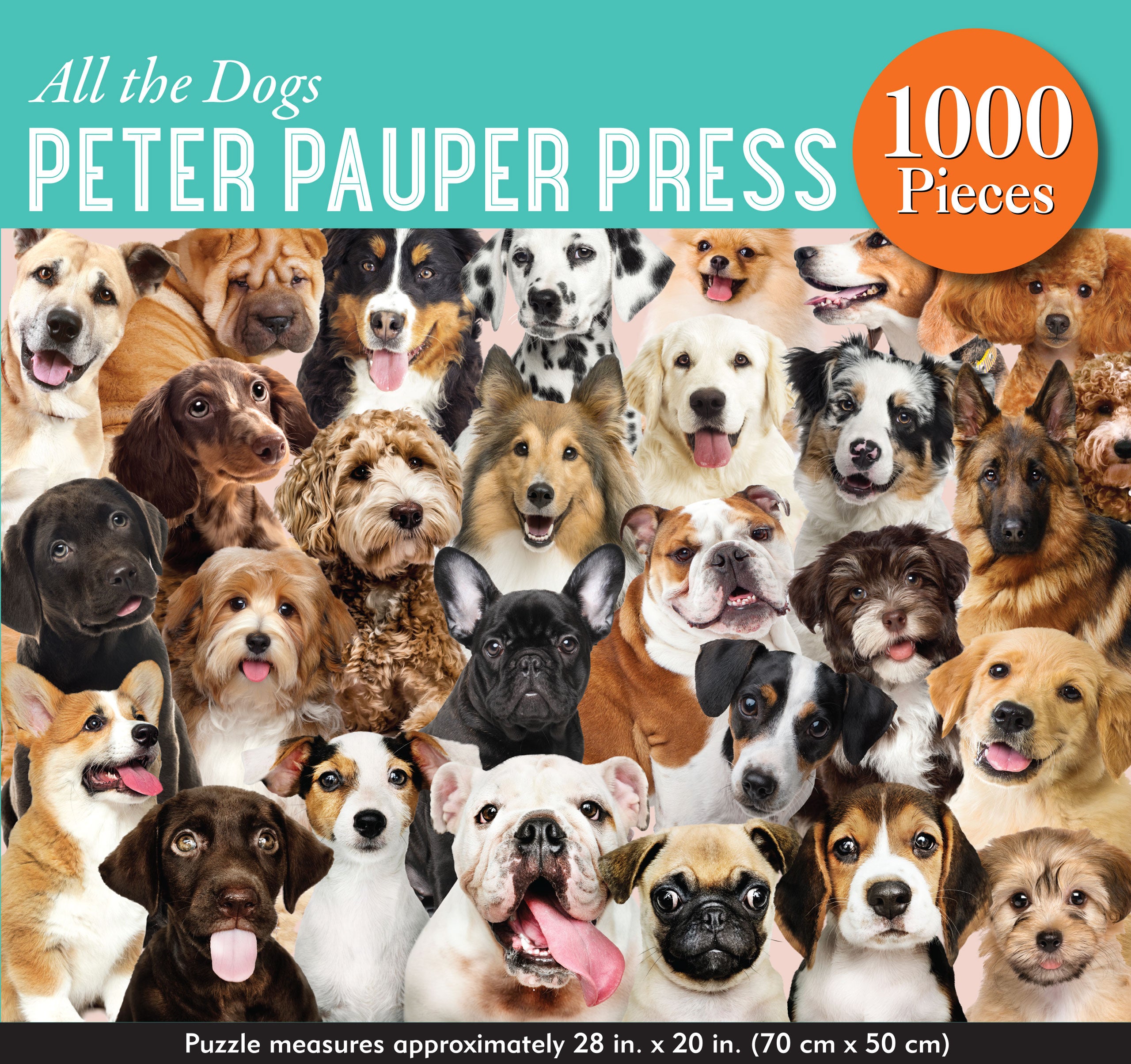 All The Dogs 1000 Piece Puzzle    