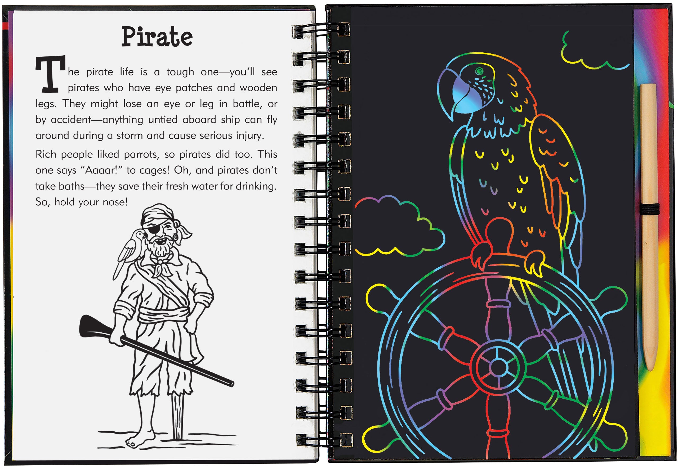 Scratch And Sketch - Pirates    