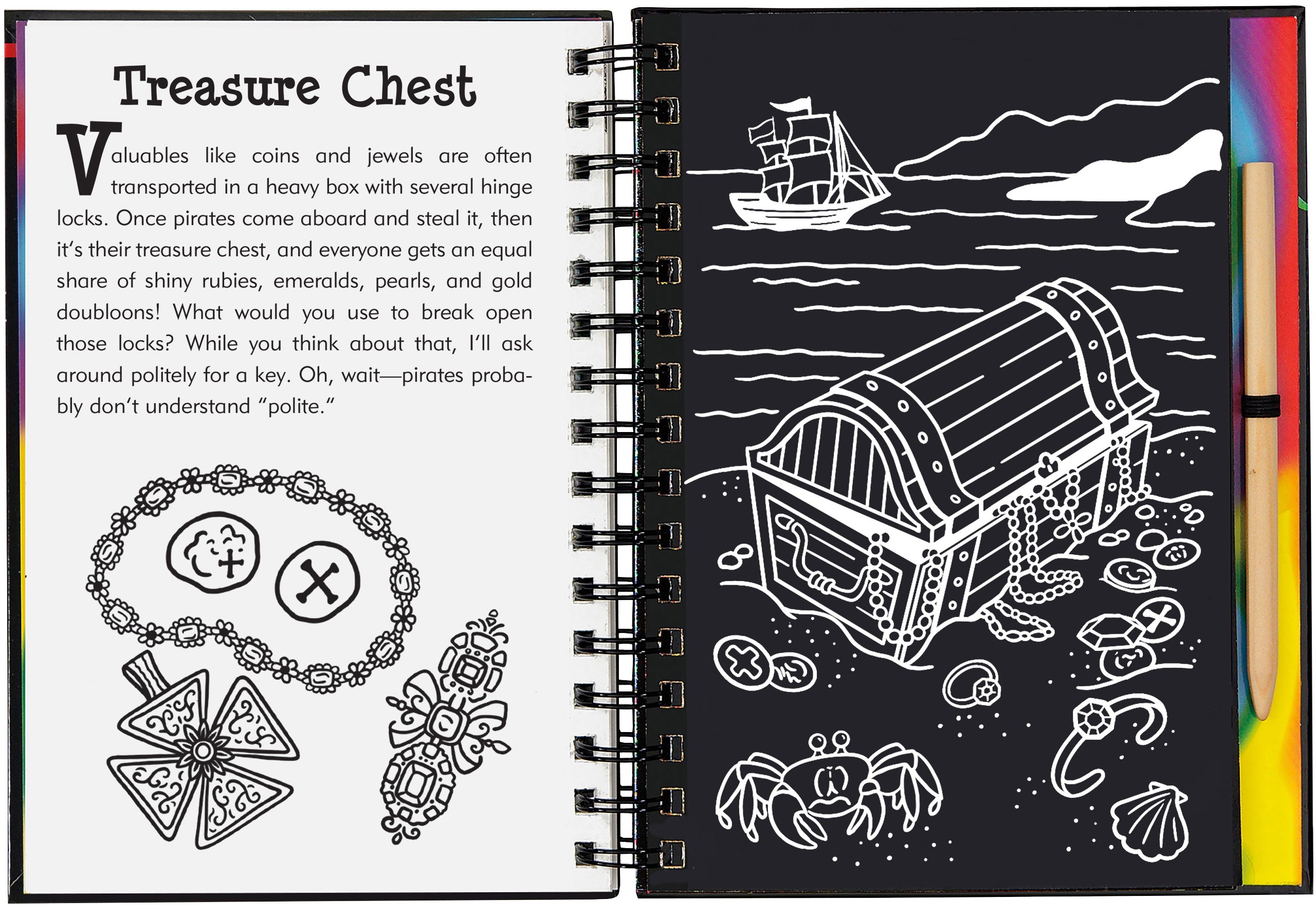Scratch And Sketch - Pirates    