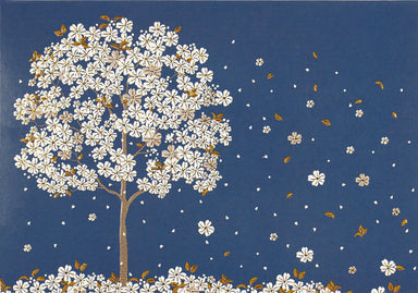 Boxed Note Cards - Falling Blossoms    