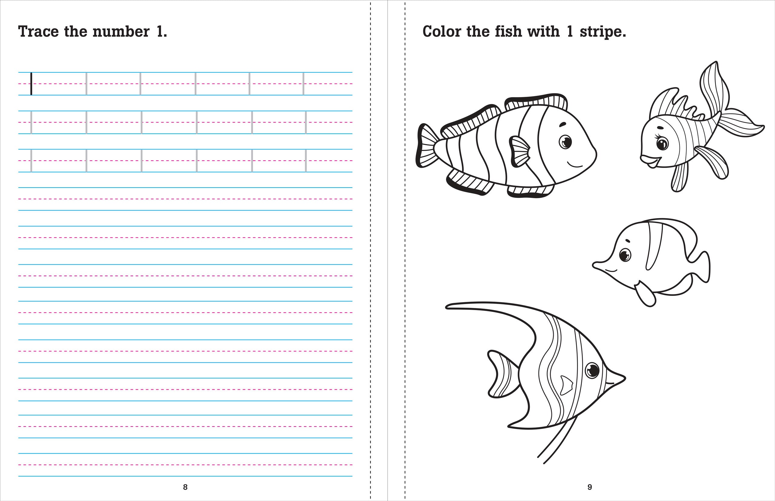 Preschool Math Workbook    