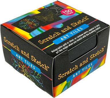 Scratch And Sketch Art Tiles    