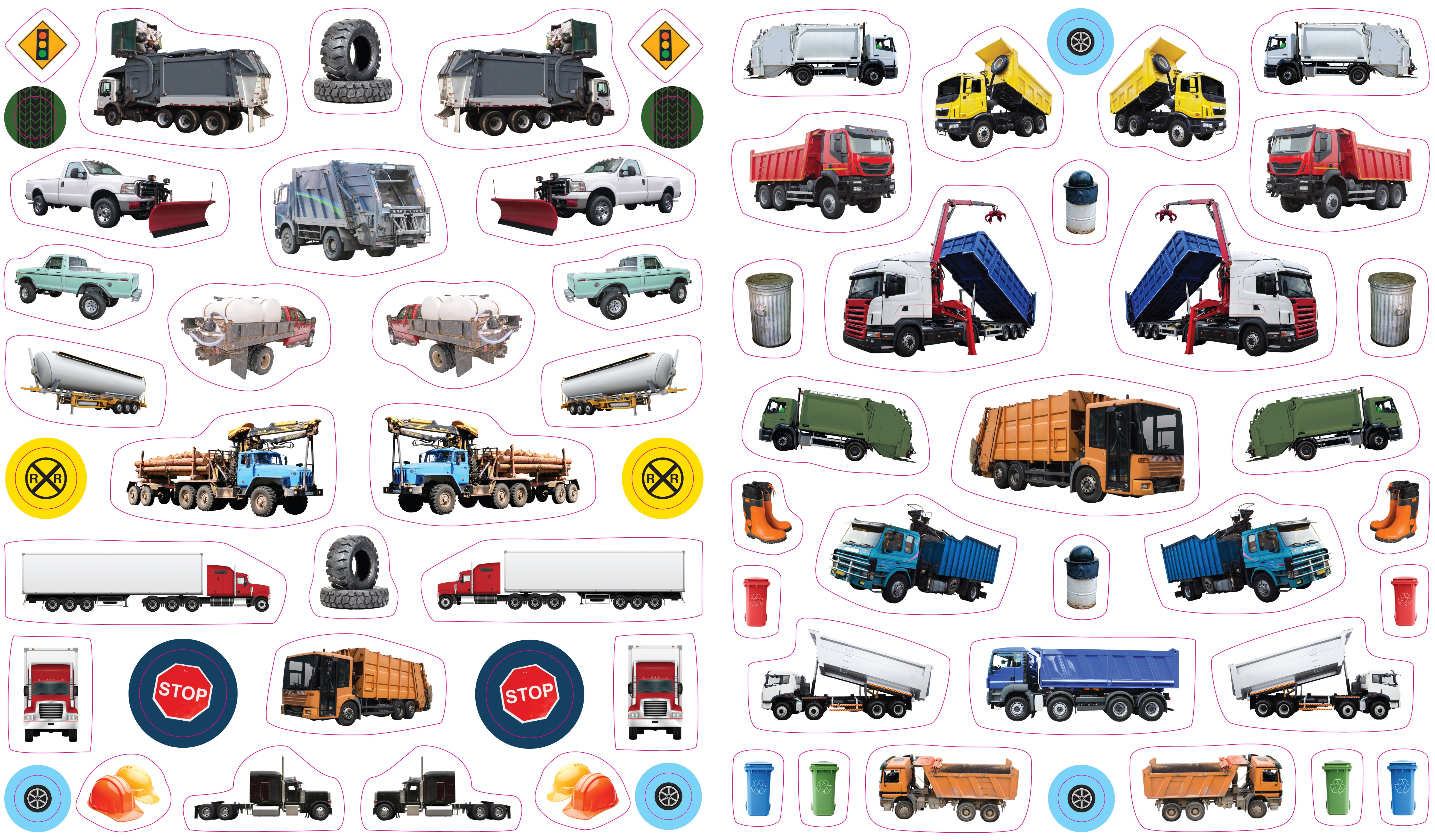 Eye Like Sticker Book - Trucks    