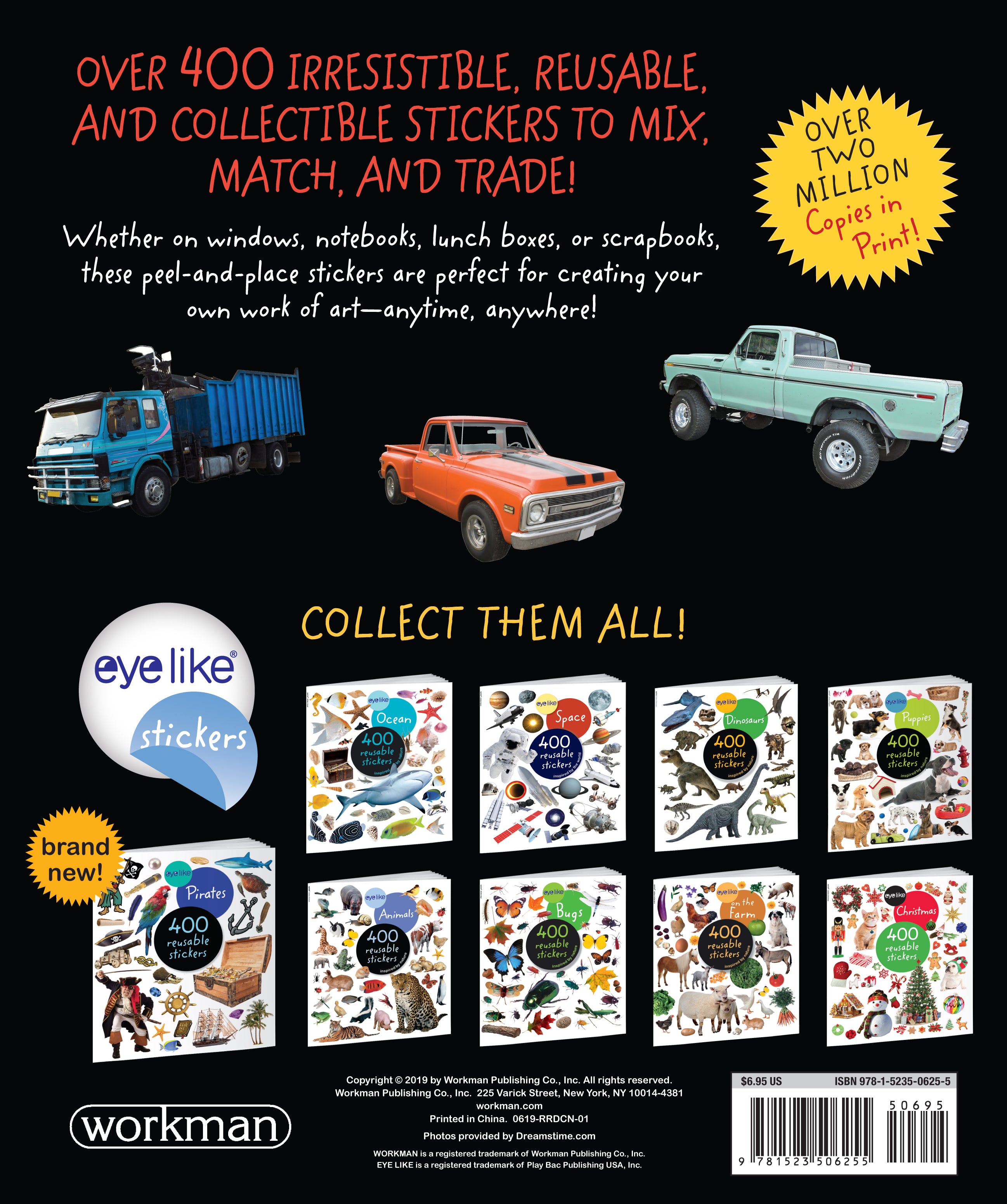 Eye Like Sticker Book - Trucks    