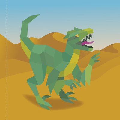 Paint By Sticker Kids - Dinosaurs    