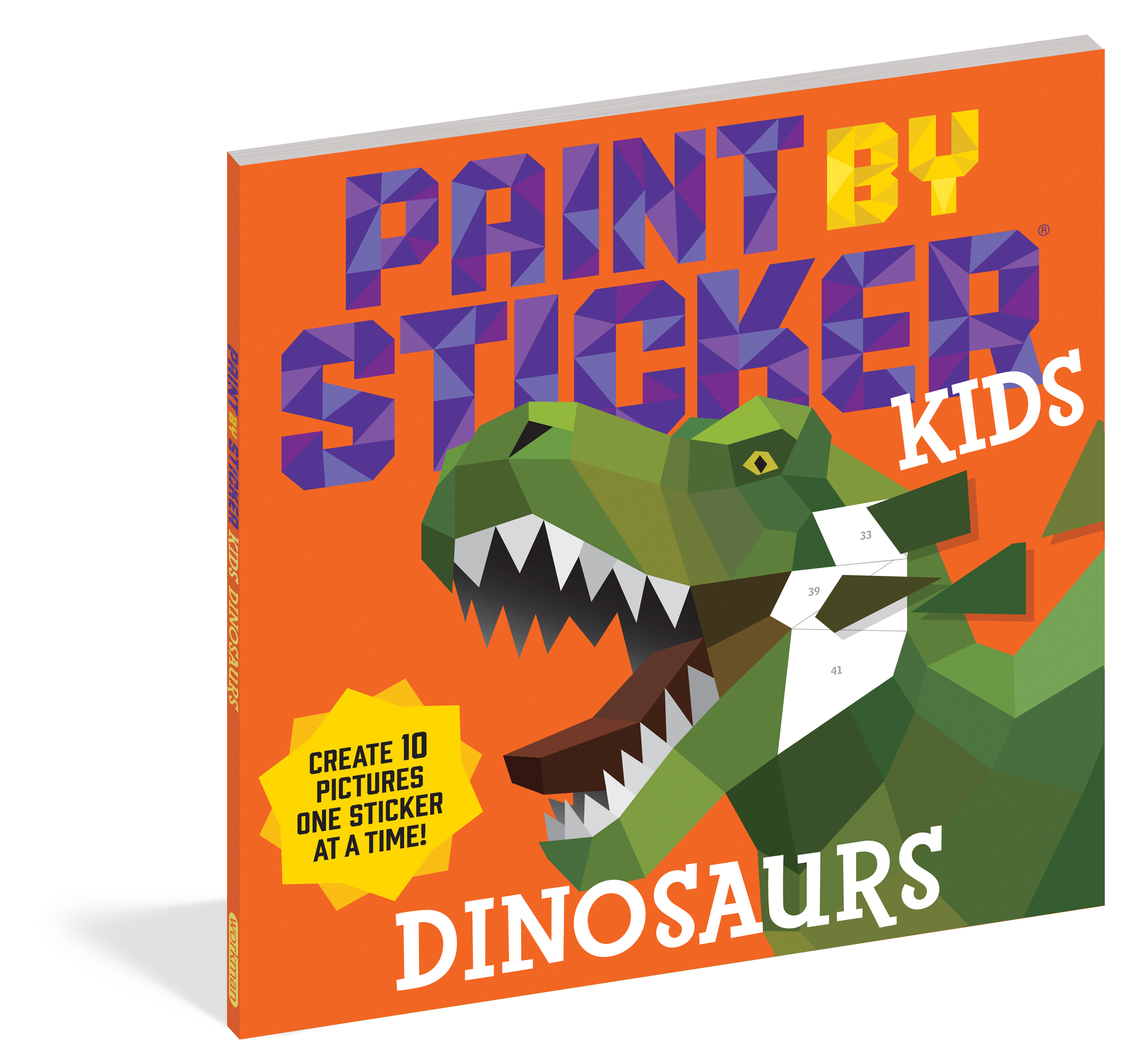 Paint By Sticker Kids - Dinosaurs    