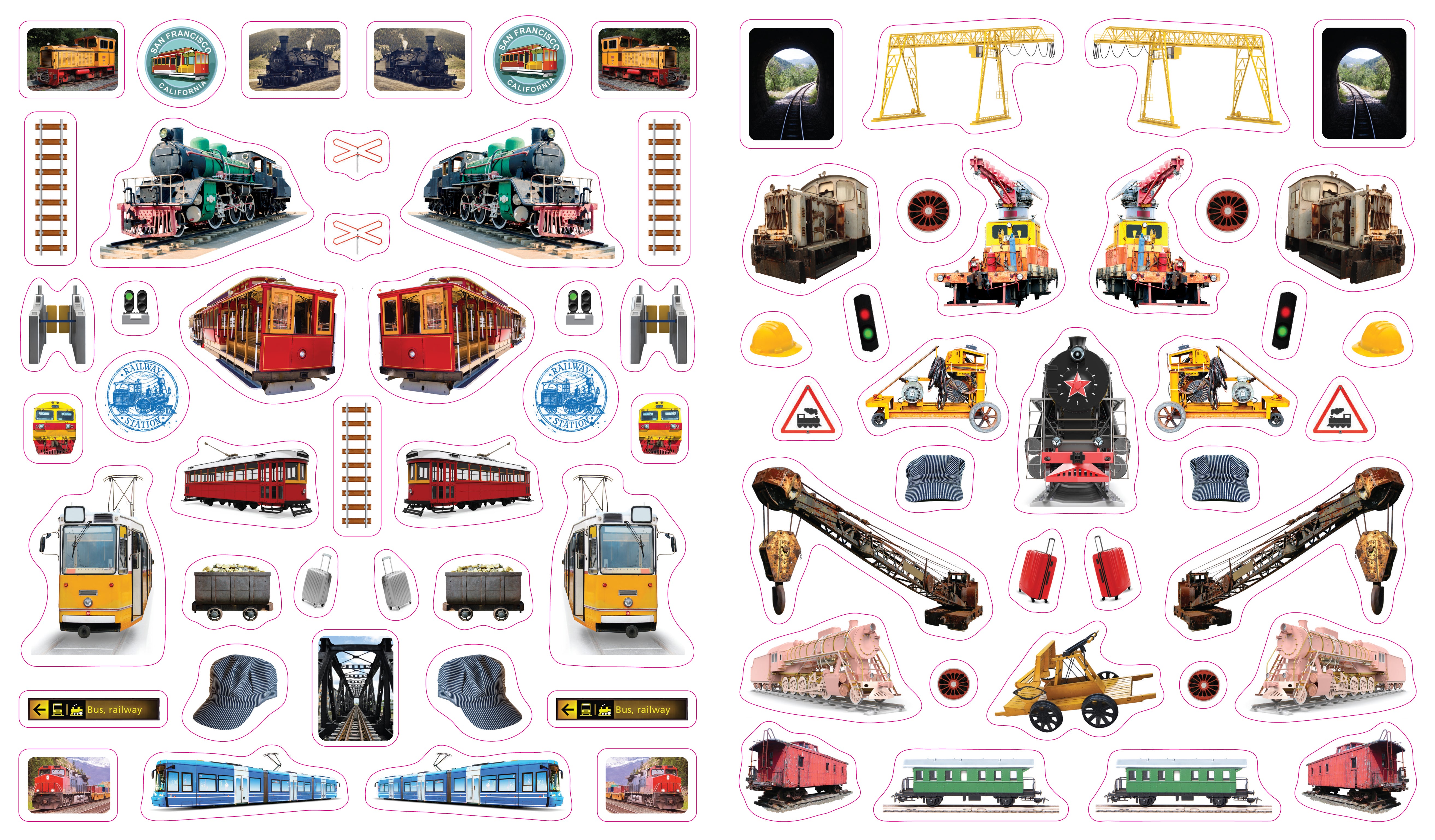 Eye Like Sticker Book - Trains    