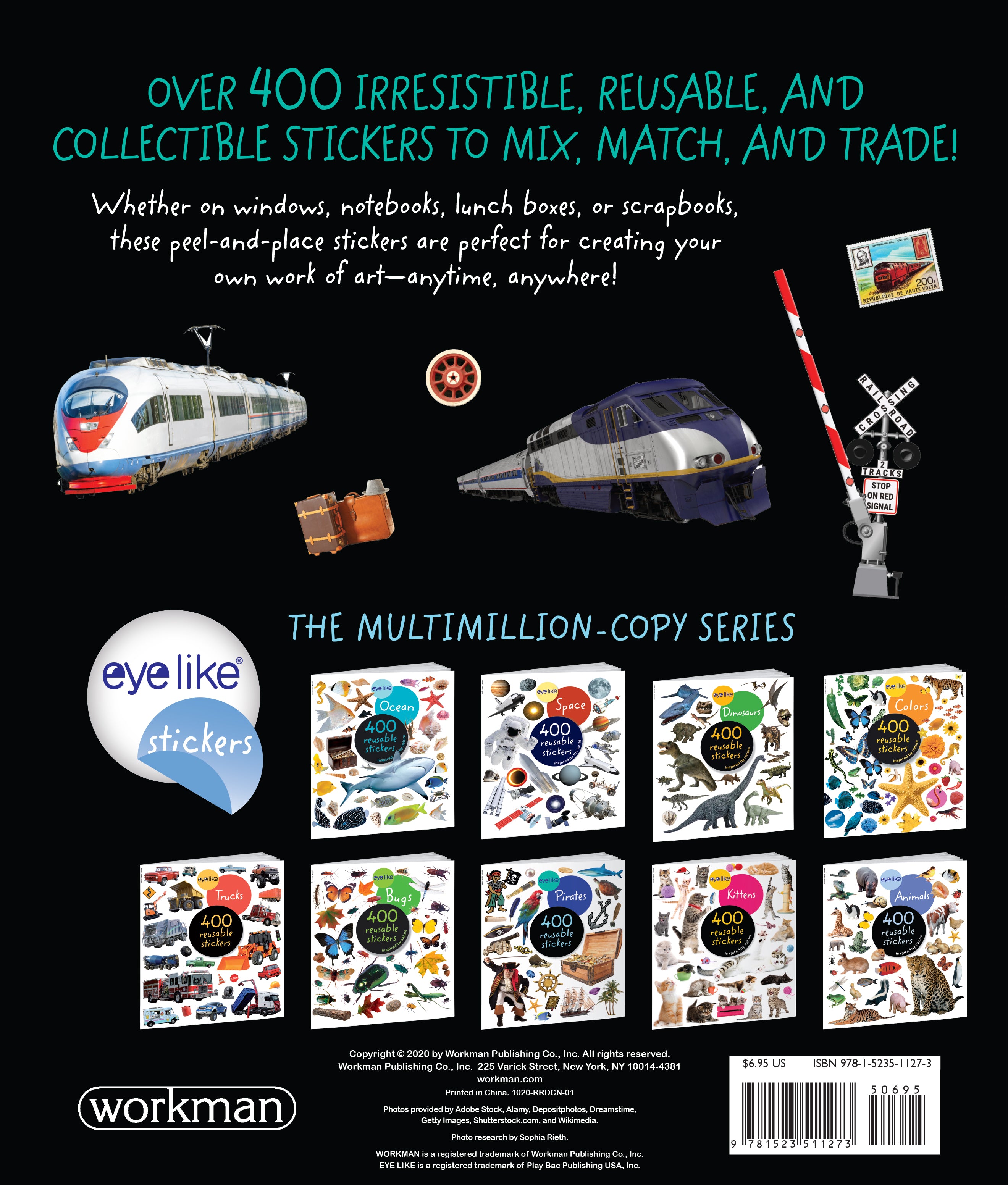 Eye Like Sticker Book - Trains    