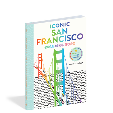 Iconic San Francisco Coloring Book    