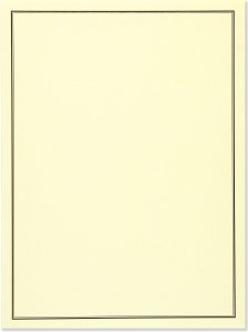 Stationery Paper and Envelopes - Cream and Black    