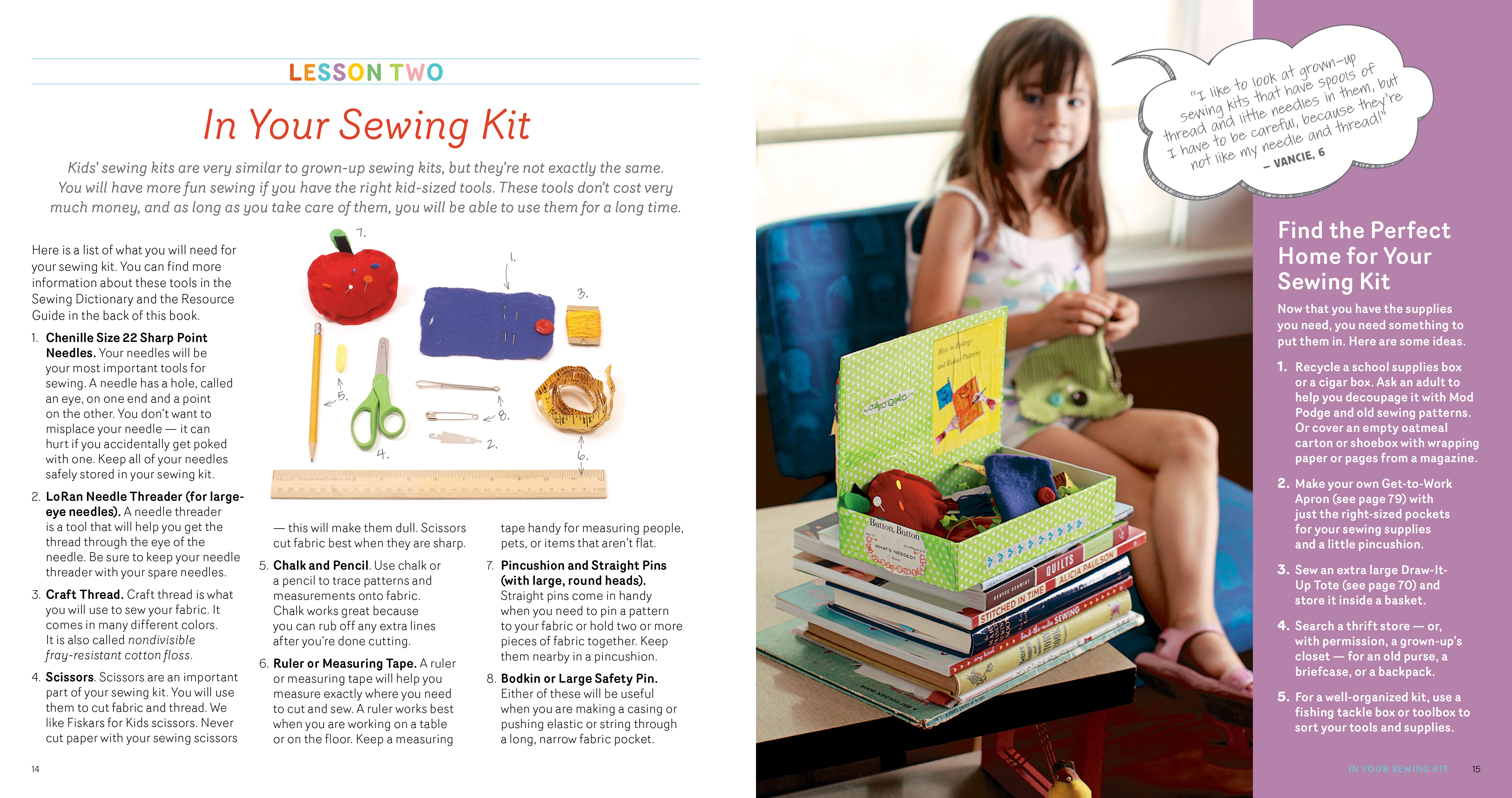 Sewing School - 21 Sewing Projects Kids Will Love to Make    