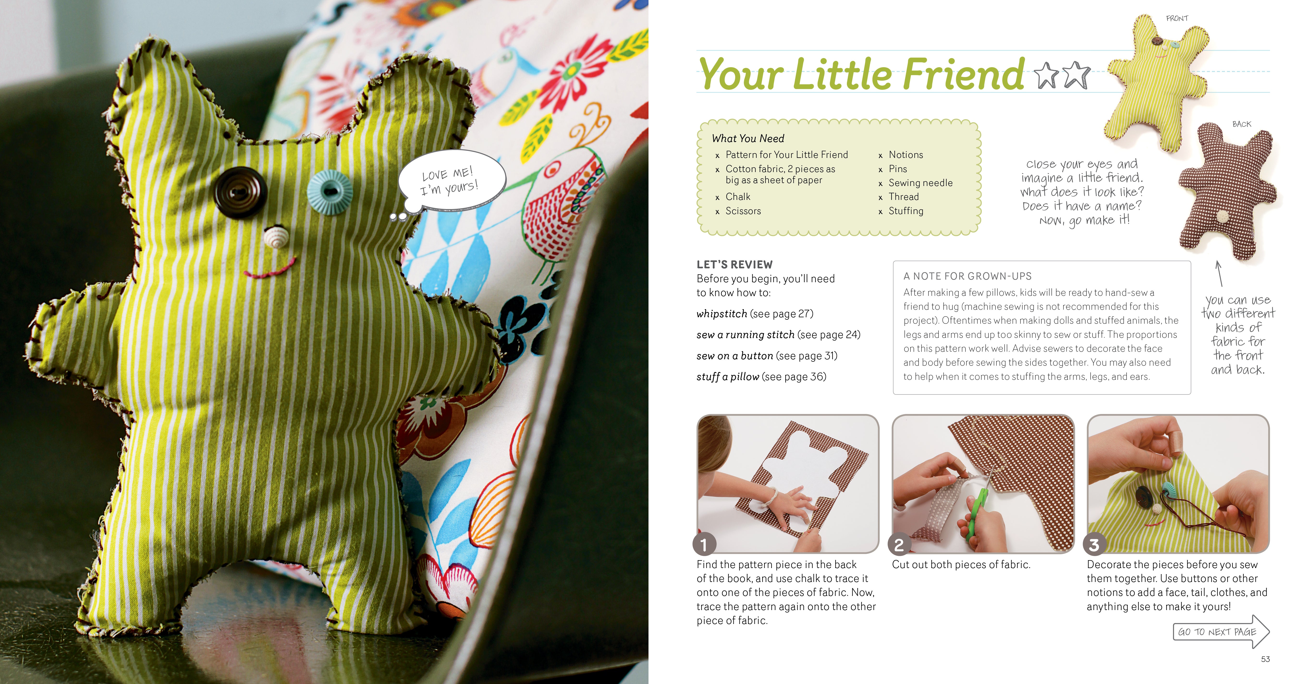 Sewing School - 21 Sewing Projects Kids Will Love to Make    