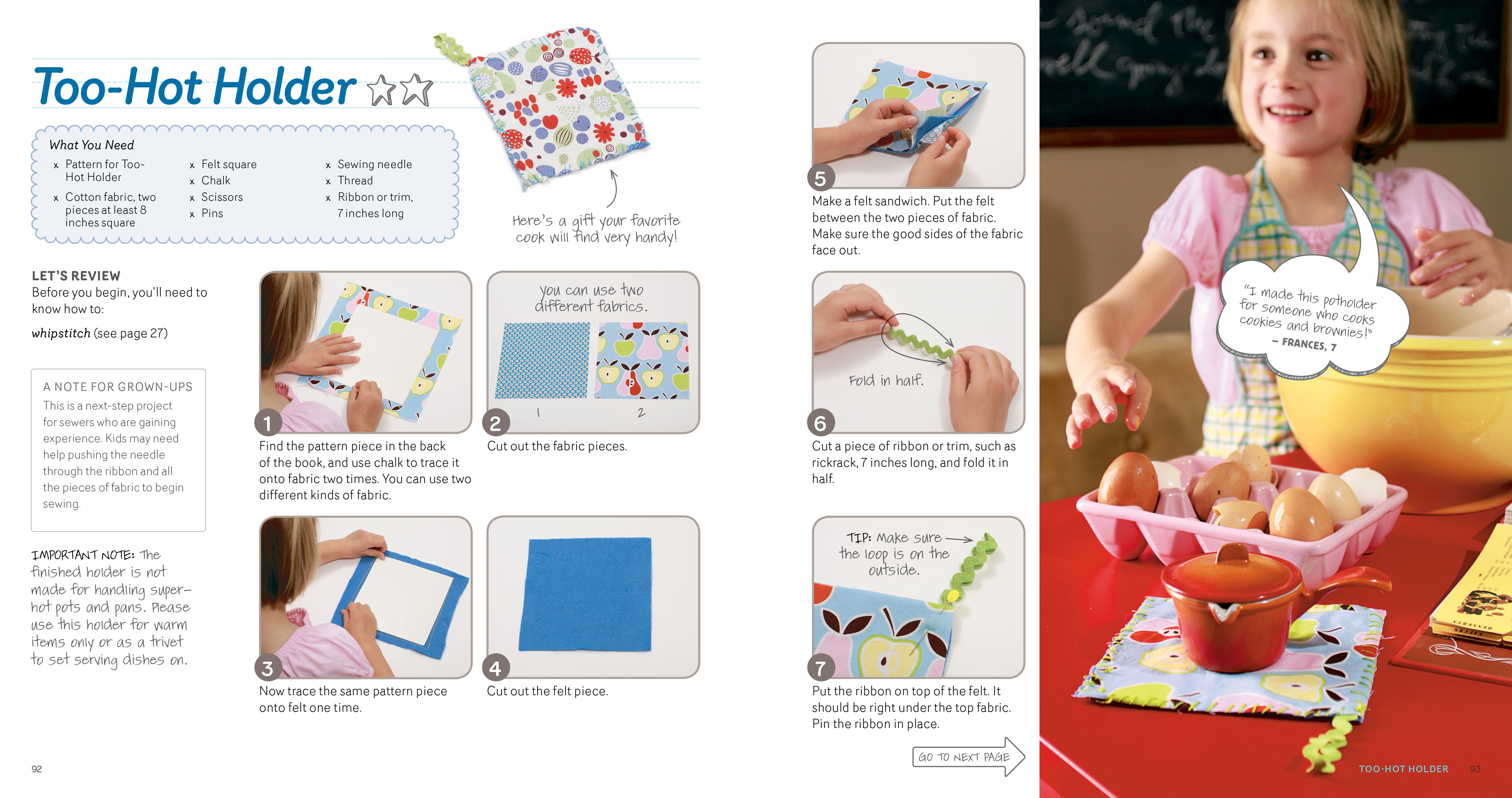 Sewing School - 21 Sewing Projects Kids Will Love to Make    