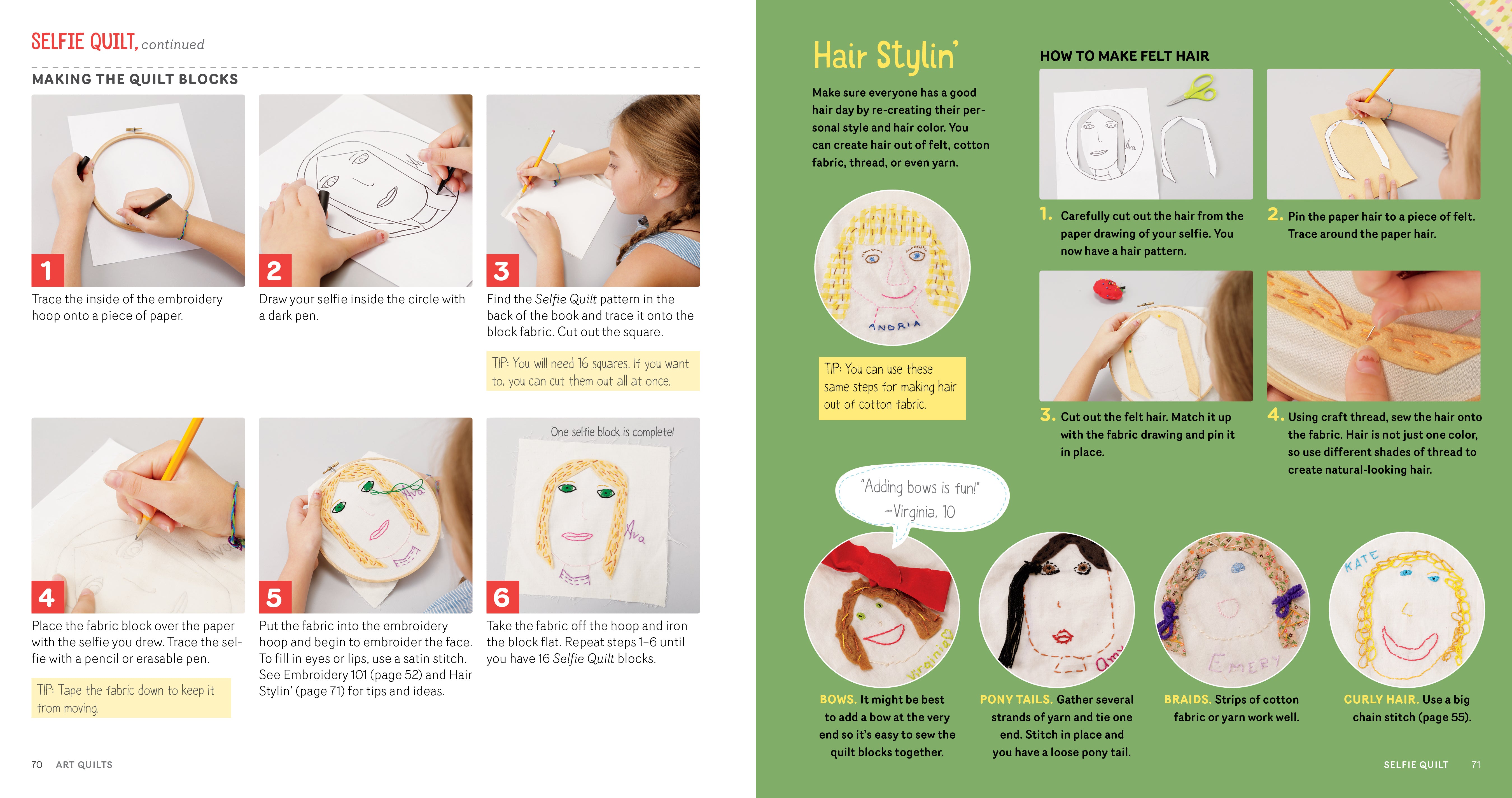 Sewing School Quilts - 15 Projects Kids Will Love To Make    