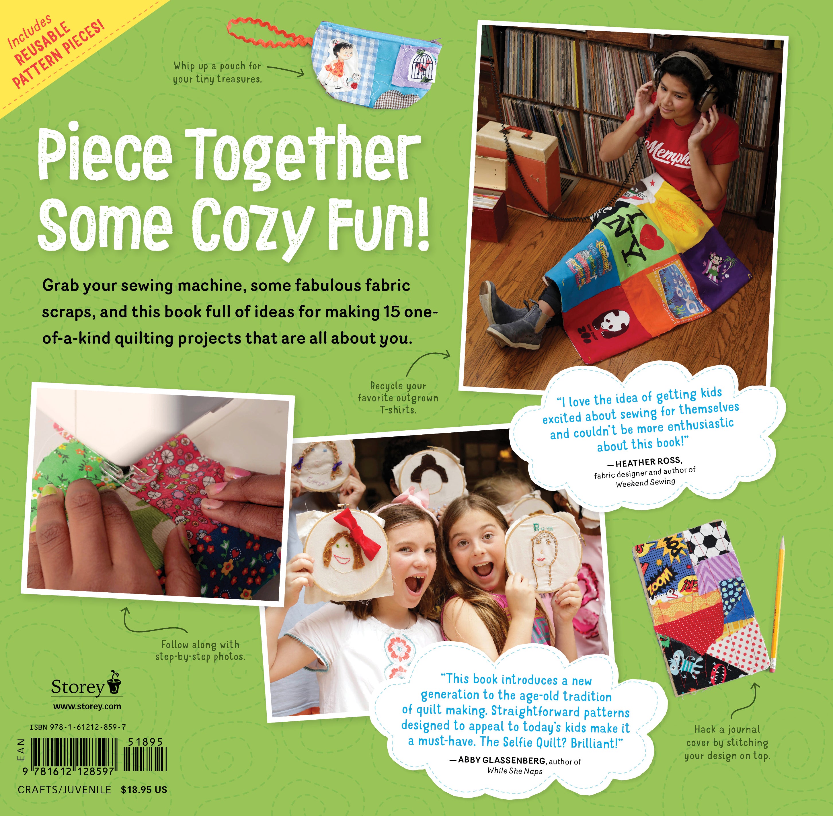 Sewing School Quilts - 15 Projects Kids Will Love To Make    