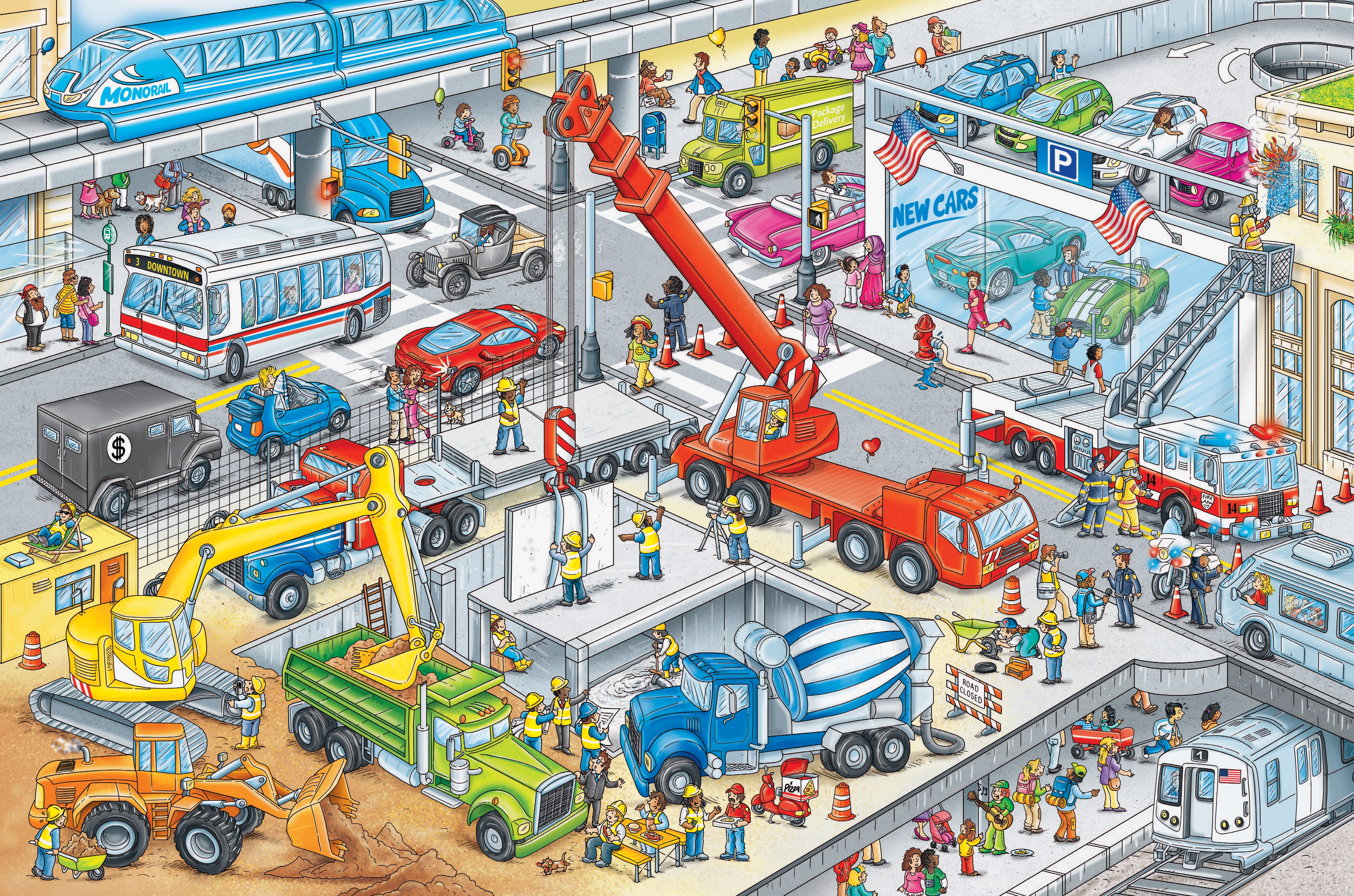 My Big Wimmelbook - Cars and Things That Go    