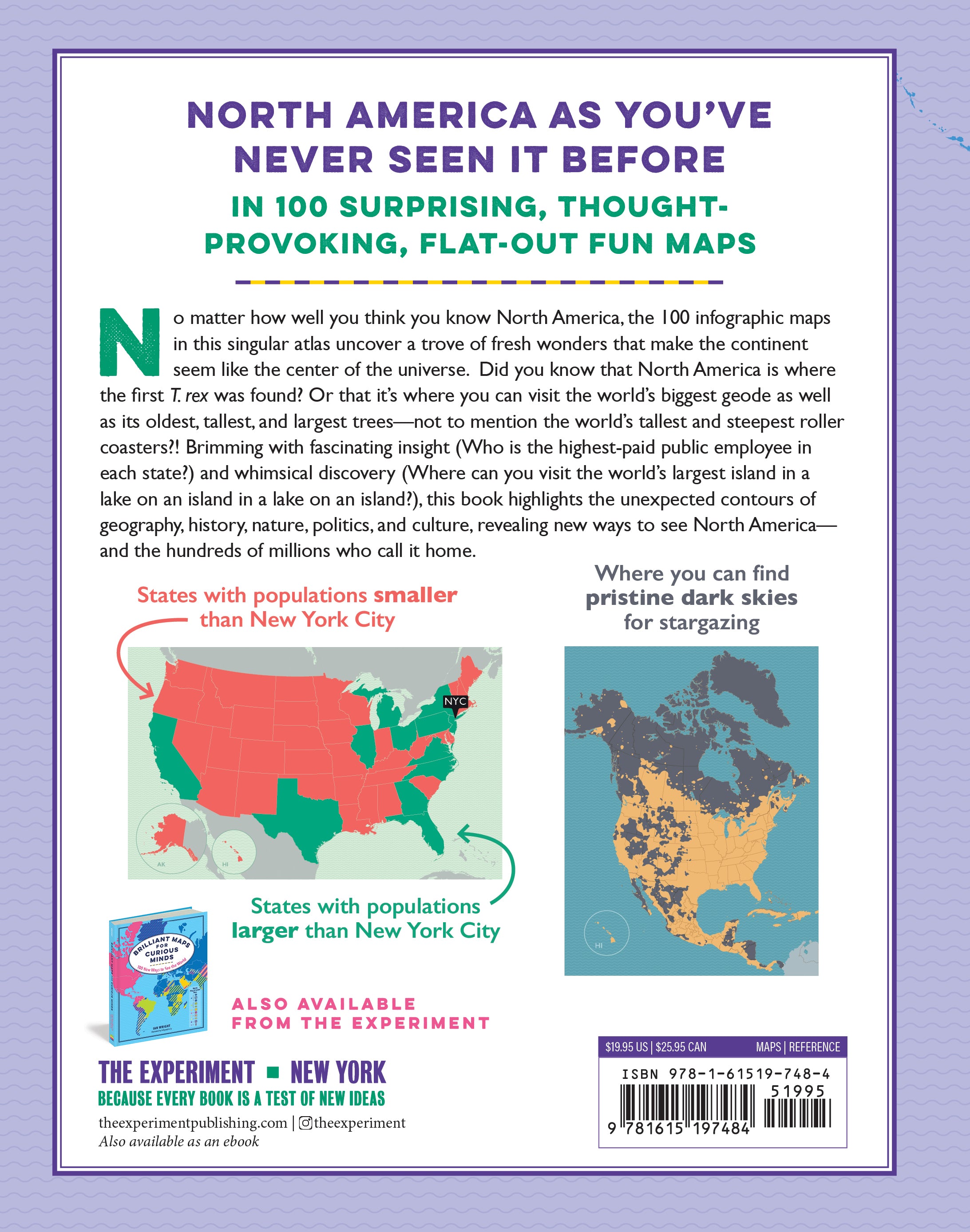 North American Maps for Curious Minds - 100 New Ways To See The Continent    