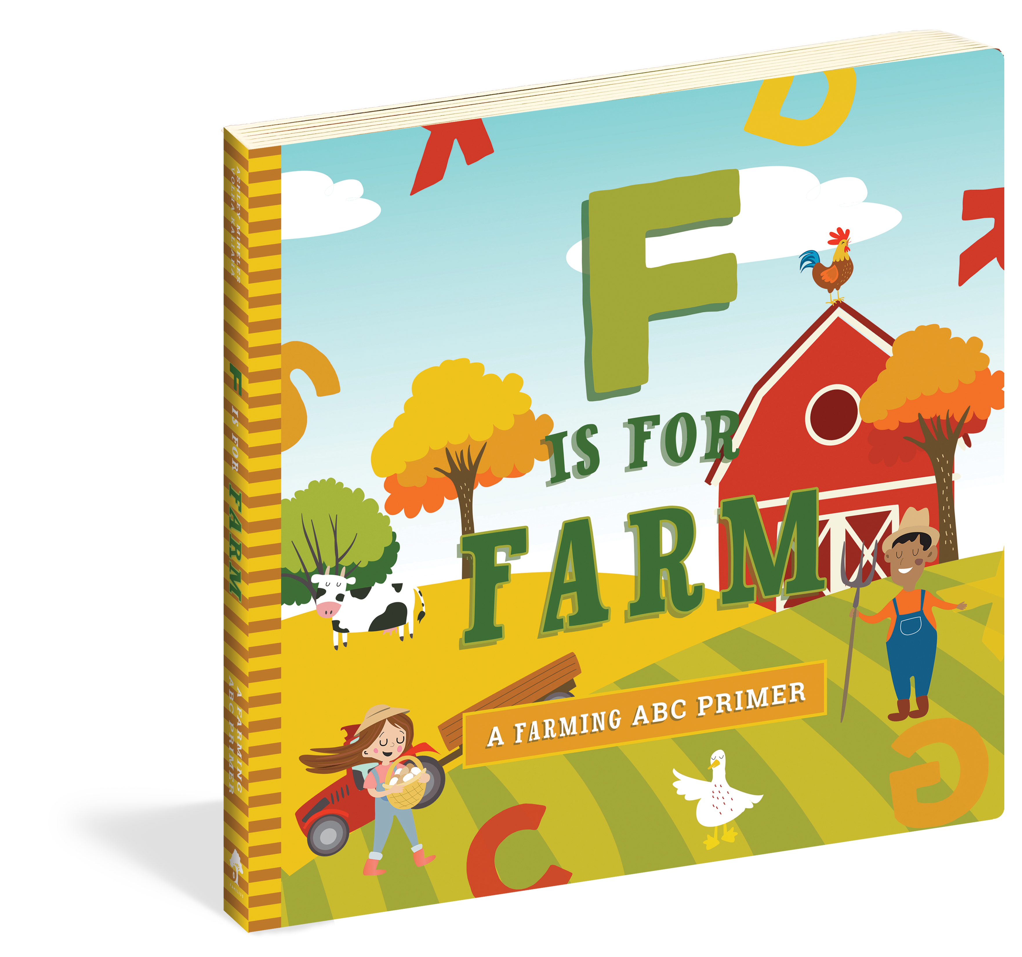 F Is For Farm - A Farming ABC Board Book Primer    