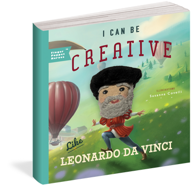 I Can Be Creative Like Leonardo Da Vinci Finger Puppet Book    