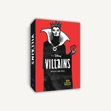 Disney Villains - 100 Assorted Collectible Postcards    