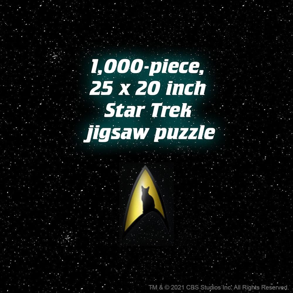 Star Trek Cats 1000 Piece Puzzle    
