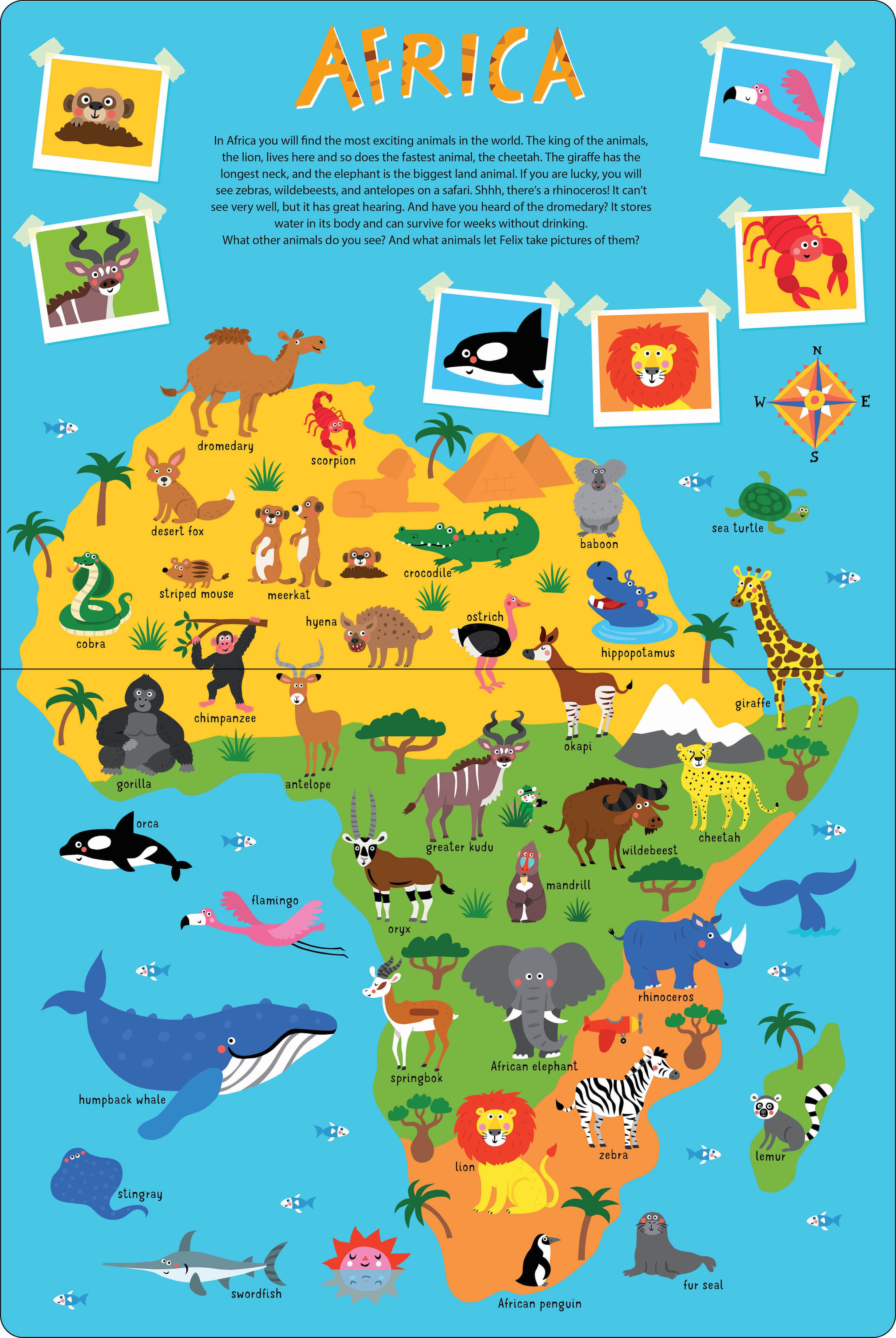 My Animal Atlas - 270 Amazing Animals and Where They Live    