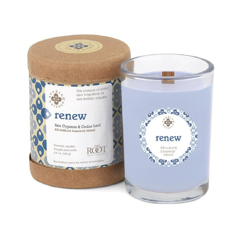 Root Seeking Balance 6.5oz Spa Candle - Renew    