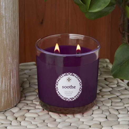 Root Candles Seeking Balance 2 Wick Spa Candle - Soothe    