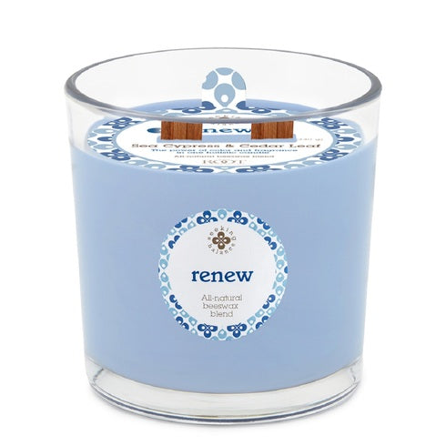 Root Candles Seeking Balance 2 Wick Spa Candle - Renew    